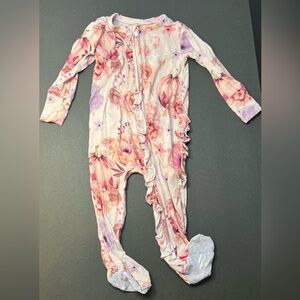 - [ ] Posh Peanut Bamboo Danielle footie 6-9 play pilling under arms